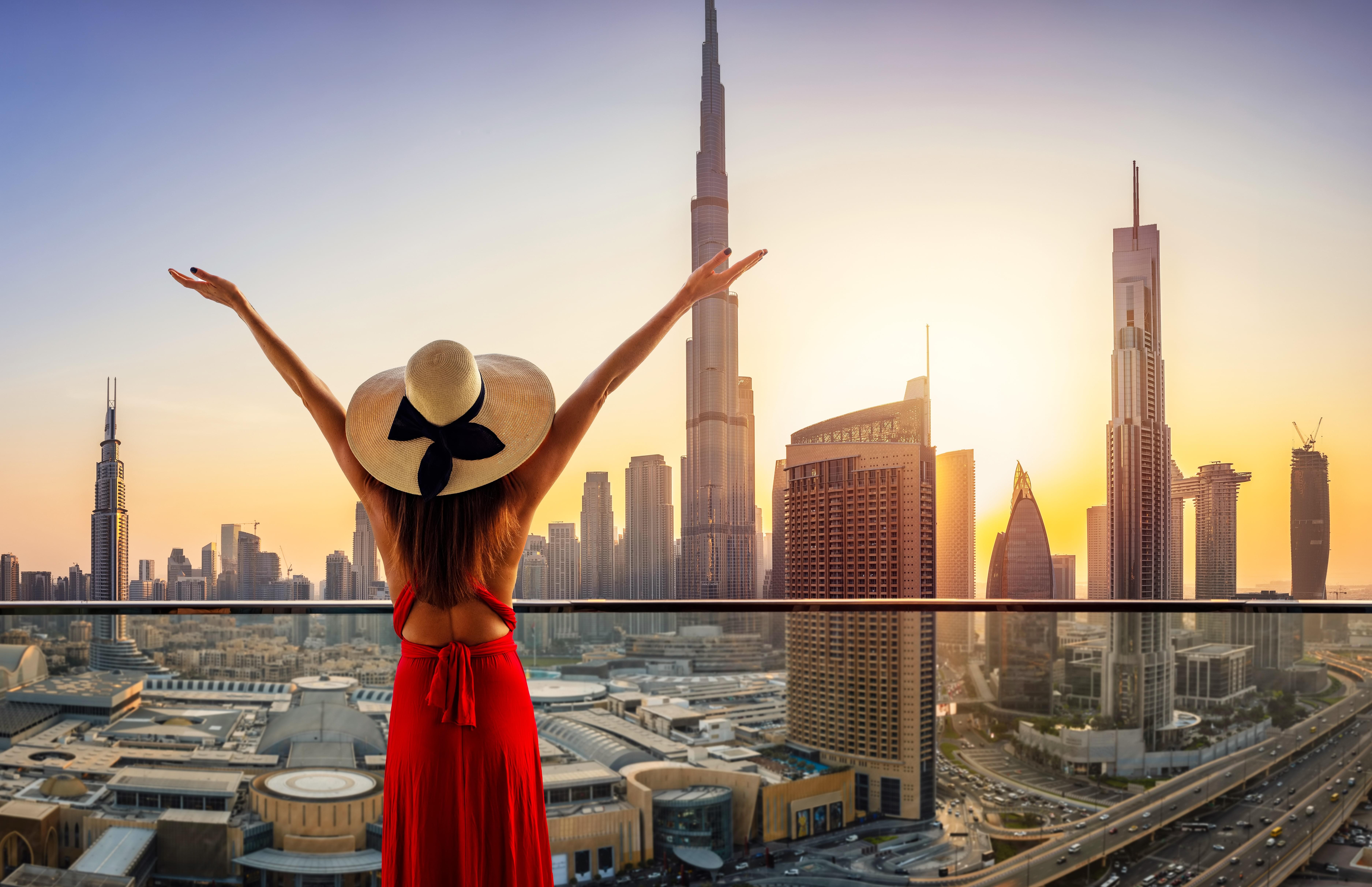 Famous Dubai Skyline